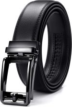 CHAOREN Click Belt for men - Mens Leather Belt 1 3/8" for Dress and Casual - Micro Adjustable Belt Fit Everywhere - Image 7